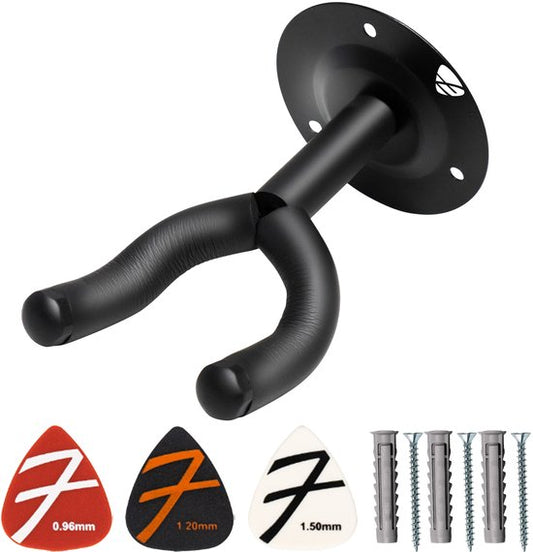 Support mural pour guitare Finesse - avec médiators - Support mural - Support de guitare