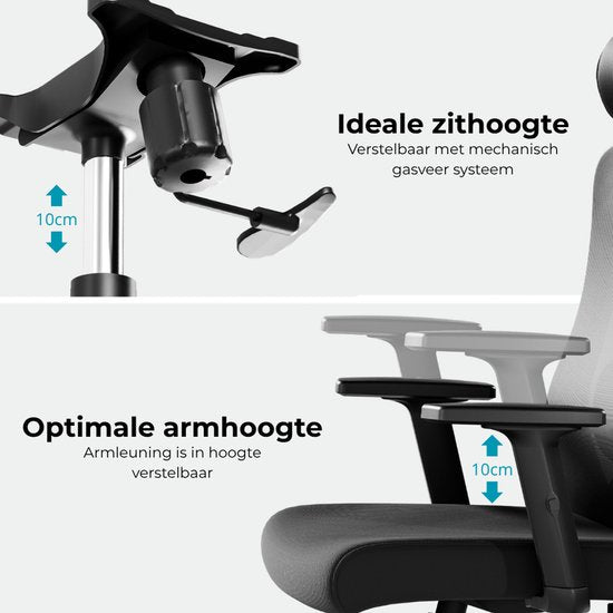 Organess® Ergonomic Office Chair - Office Gaming Chair - Chaises de bureau pour adultes - Game Gaming Chair - Max. 150 kg