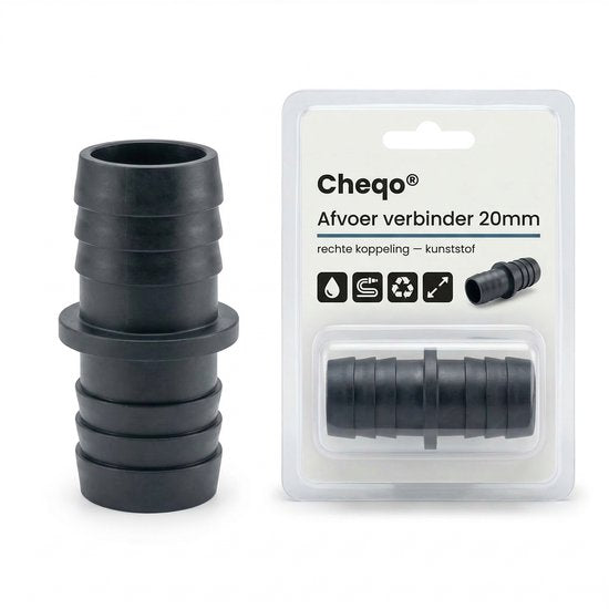 Raccord de drainage Cheqo® - Raccord de drainage - Raccord droit de drainage - Connecteur de drainage - Raccord de drainage - Manchon de drainage - Raccord de réduction de drainage - Raccord droit de drainage