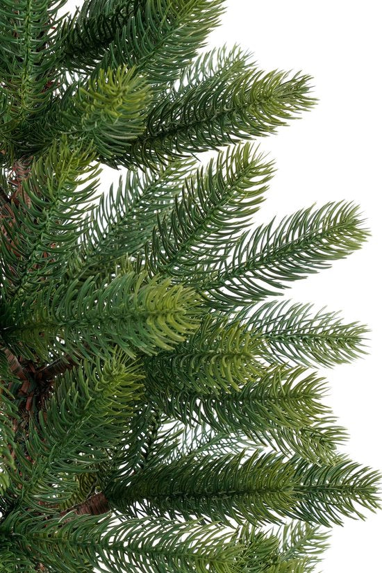 Black Box Trees Nagoya - Sapin de Noël artificiel H120 x Ø50 cm - Sapin d'intérieur - Sapin artificiel avec 212 brindilles de pin en PE - Modèle élancé Ø60 cm - Vert