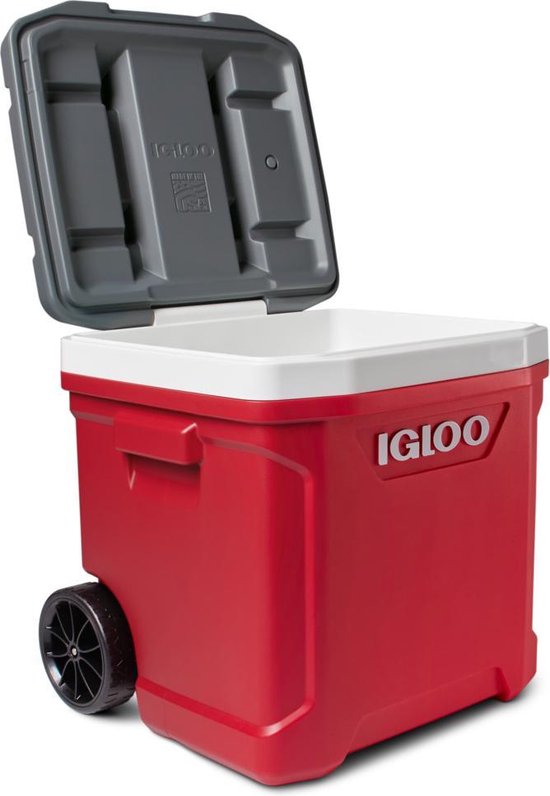 Igloo Latitude 60 Roller - Glacière à roulettes - 56 litres - Rouge