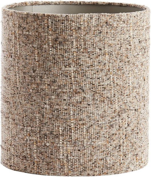 Light & Living - abat-jour - Osire - gris - tissu - Ø 30 cm - E27 - 2230988