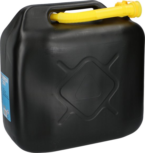 Jerrican All Ride - 20 l - avec bec verseur - noir - pour essence