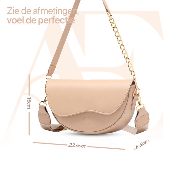 Aramae® - Sac à main pour dames - Pochette pour dames - Sac pour le corps - Pochettes - Sac à bandoulière - Sac de soirée - Kaki