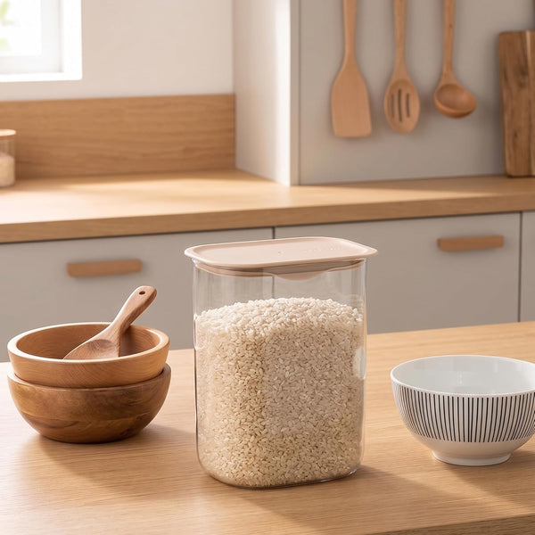Boîte de conservation Brabantia avec cuillère doseuse 2 L - 18,3 x 15,4 x 10,6 cm