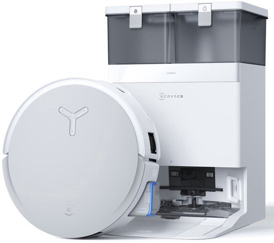 Ecovacs X8 Omni - Robot aspirateur - Puissance d'aspiration de 18 000 Pa - Autonomie maximale de 180 min - Rechargeable automatiquement