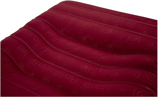 Matelas gonflable Bo-Camp Laticuda - Ergonomique - Or - 191 x 60 x 14 cm - 1 personne