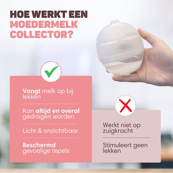 Vulpes Goods® Babycare - Leakshell - gobelet de recueil du lait maternel - gobelet de recueil du lait - gobelet portable - mains libres - recueil du lait maternel - leakshell - gobelet de recueil du lait maternel - sans BPA - gobelet de recueil 60ML