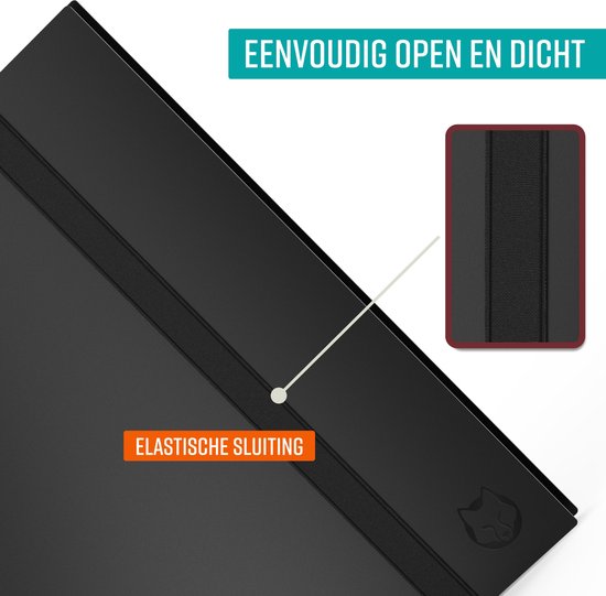 NAPI Collecting Folder 360 Cards - Pro Binder Folder for Cards - Trading Card Folder - 9 Pocket - Premium Card Binder - 20 Pages - A4 Size - Black
