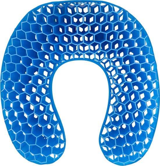 Vivamore Travel Pillow - Oreiller cervical pour avion - Oreiller de voyage avec gel réfrigérant - Noir