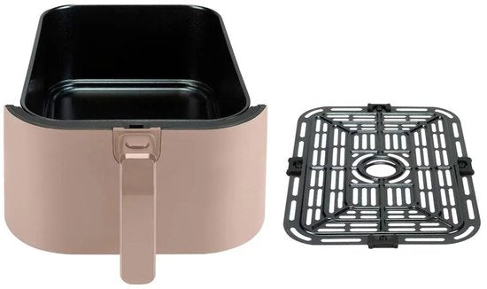 Bourgini Slimfit Airfryer XXL Beige - Friteuse à air chaud - 8 litres - 1700W - sans PFAS