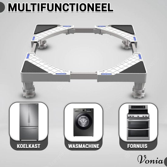 Vonia Augmentateur pour lave-linge - Augmentateur universel pour produits blancs - Réglable - 300 KG