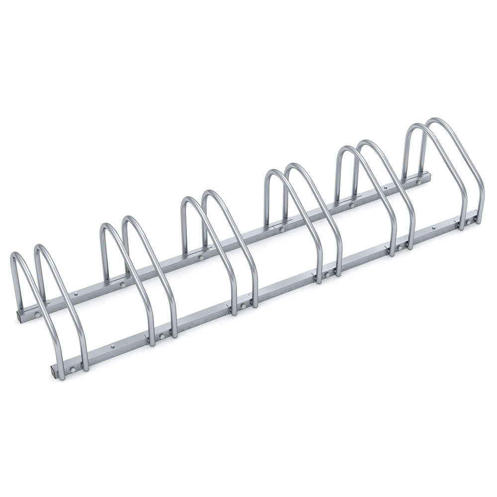 Monzana Porte-vélos - Rangement des vélos - pour 6 vélos - 160x32x27 cm - Porte-vélos en métal