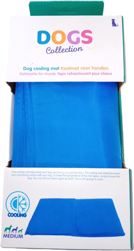 Tapis rafraîchissant pour chiens - 65 x 50 cm - Bleu