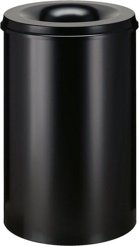 V-part - Corbeille à papier ignifuge 110 litres - Poignée - noir