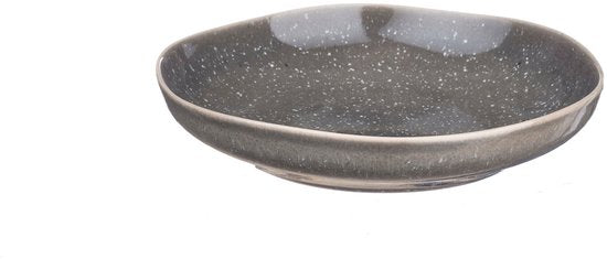 Assiette creuse STELLAR Ø22.5cm - 6 pièces - Gris béton