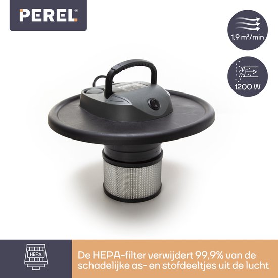 Aspirateur Perel Ash, filtre HEPA, fonction soufflerie, 1200 W, 20 l