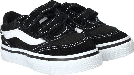 Baskets unisexes Vans Brooklyn LS V SUEDE/CANVAS NOIR/BLANC - NOIR/BLANC