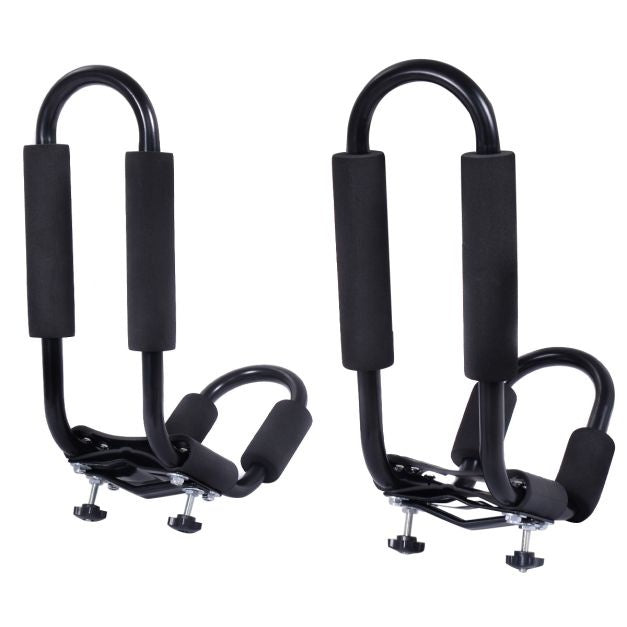 Coast 4 x Kayak Carrier Boat Holder Universal for car roof racks, including 4 all-purpose straps
