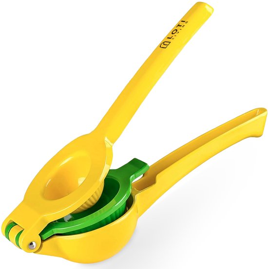 Loti Living Presse-agrumes - Presse-citron - Presse-citron manuel - Jaune/Vert
