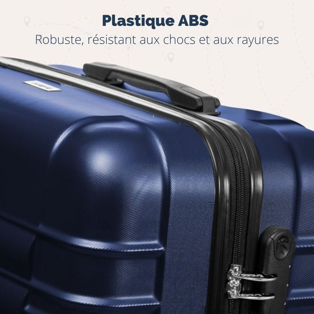 Valise - TRVLMORE  - Bagage à main - 54x36x20cm - 38L - Bleu foncé