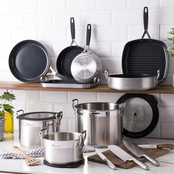 Tablier de cuisine Bergner en coton - 75 x 80 cm