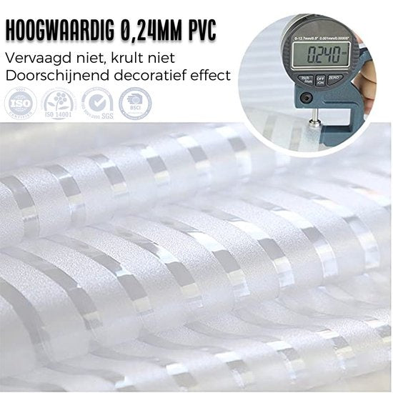 Homewell Film pour fenêtre HR++ 70x300cm - Solaire et isolant - Statique - Rayures