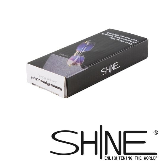 Lunettes d'ordinateur Shine Anti Blue Light 1.00 - Lunettes d'affichage multifocales - Lunettes de lecture pour femmes et hommes - Accessoires inclus