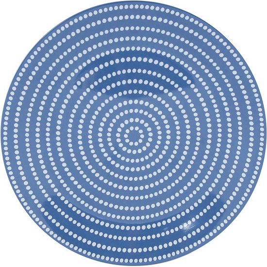 Bo-Camp - Vaisselle - Mix & Match- 16 pièces - Bleu