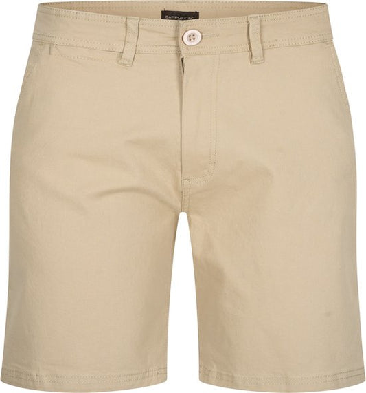 Cappuccino Italia - M - Short Chino - Hommes - Sable