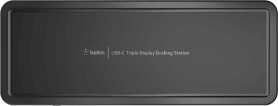 Belkin USB-C Triple Display Dock MST- Station d'accueil USB-C à 14 ports, 65 W Power Delivery, affichage 4K, 2x HDMI, 2x DisplayPort, 3x USB-C, 5x USB-A et 1x Gigabit Ethernet, station d'accueil USB-C pour Chromebook, PC Windows, XPs et plus encore.