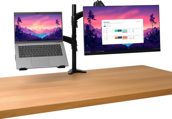 Trust Mara - Bras pour moniteur double - Moniteur et ordinateur portable
