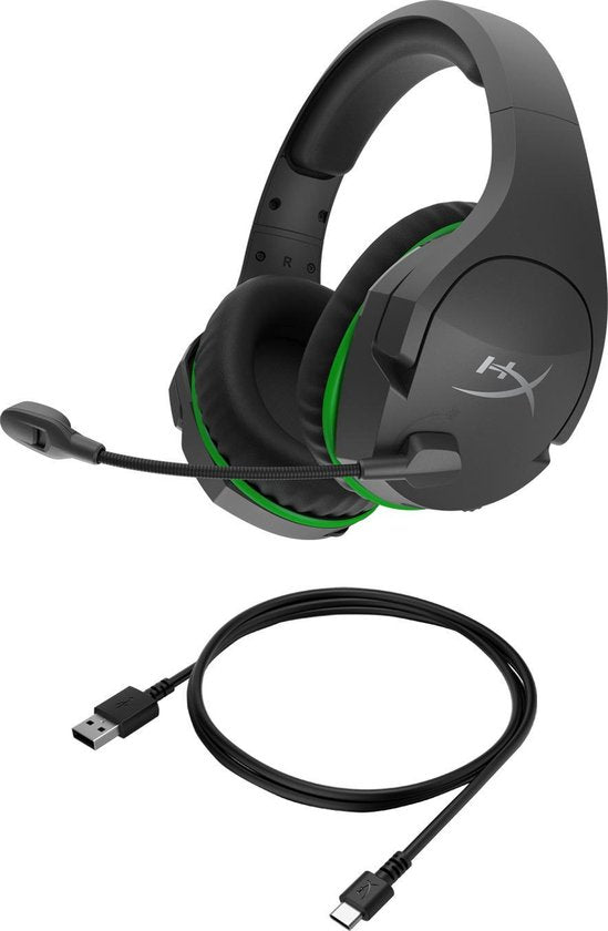 HyperX Cloud Stinger Core Wireless Gaming Headset - Noir Vert - Xbox Series X|S/Xbox One