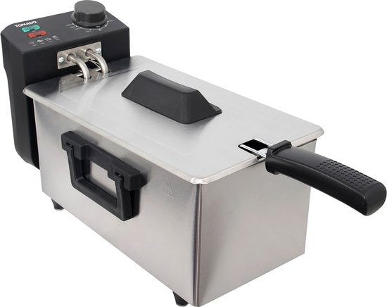 Tomado TDF3000S - Friteuse - Capacité 3 litres - Friteuse zone froide - 2000 watts - inox