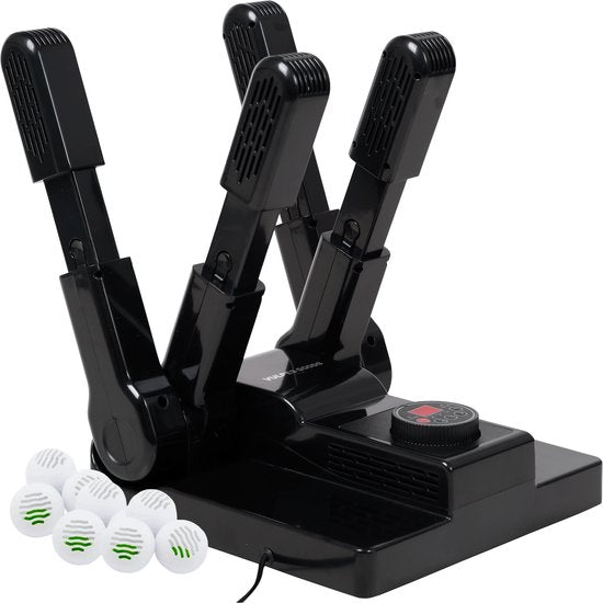 Vulpes Goods® Tech - Sèche-chaussures et rafraîchisseur de chaussures à l'ozone - Fonction ozone et séchage - Fonctions de séchage multiples - 10 rafraîchisseurs de chaussures inclus - Version PRO V2