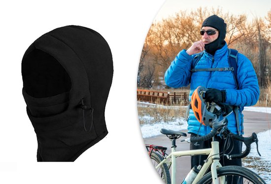 Cagoule - masque de ski/snowboard - cache-cou unisexe noir