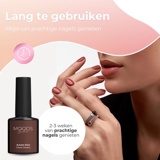 Moods Gellac 6-Piece Set - Gel Nail Polish Starter Pack - Vernis à ongles en gel - 8ML - Autumn Glow - Gellac - Nails - Chic Colours