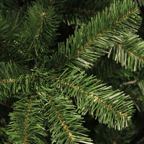 Black Box Trees Charlton Sapin de Noël - Décoration de Noël d'intérieur au rendu naturel - Sapin artificiel aux aiguilles en PVC souple pour un aspect réaliste - H 155 x Ø 91 cm - Vert