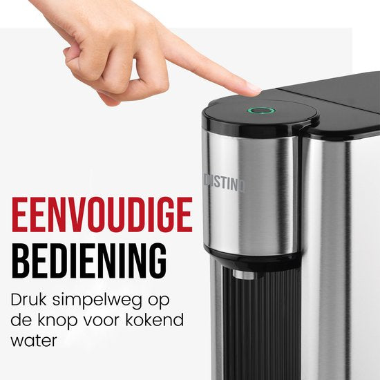 DistinQ Distributeur d'eau chaude - Bouilloire instantanée de luxe - 2,5 litres - Robinet d'eau chaude avec réservoir amovible - bouilloire