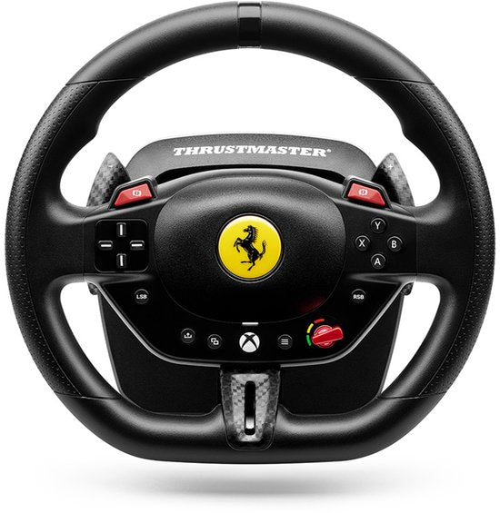 Thrustmaster T98 Ferrari 296 GTS - Volant de course avec pédales pour Xbox Series et PC - compatible avec Forza Horizon 6