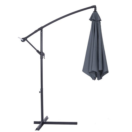 Parasol suspendu Kingsleeve - Ø 300 cm, protection UV 80+ - Anthracite