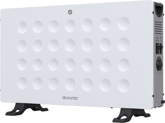 Auronic Convector Heater - 2000W - Ventilateur intégré - Chauffage électrique - Avec thermostat - Chauffage - Blanc