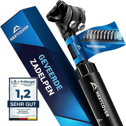 NEXTCOVER® Suspension Seatpost - The original - Tige de selle 31.6 mm de diamètre et technologie [Comfort-Spring] - Tige de selle avec suspension Noir