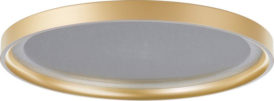 Brilliant Quito - Plafonnier - LED 30W - 42cm - Design or - Effet pailleté - gradation à 3 niveaux