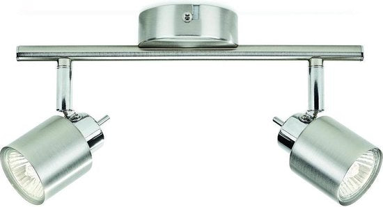 Spot apparent Philips Meranti - 2 lampes - nickel