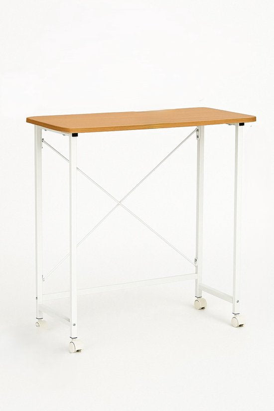 Ceruzo Wall Table - Bureau pliant - 80x40x75 cm - Table pliante - Table pour ordinateur portable - Blanc