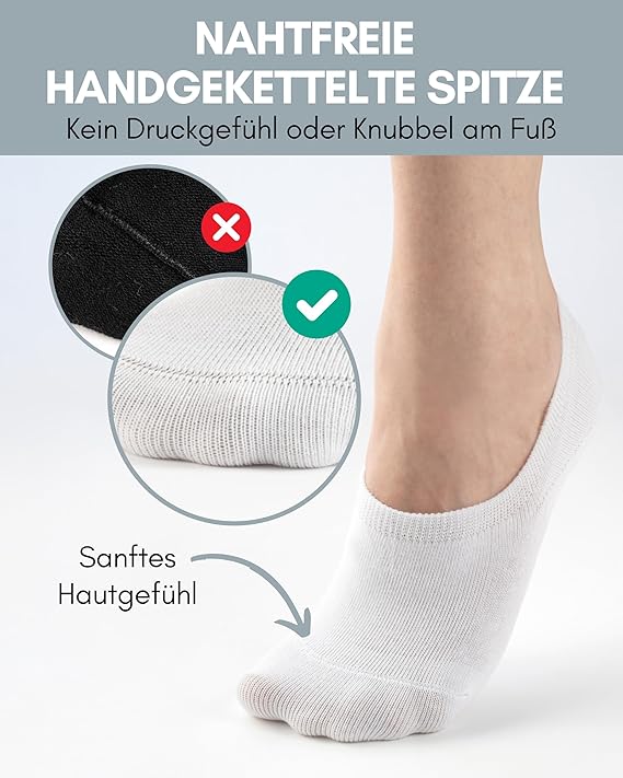 Heroism 10 paires de chaussettes de cheville pour hommes et femmes - Chaussettes d'entraînement invisibles, respirantes et confortables - Taille 43-46