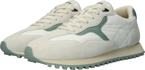 Blackstone SCORIA LEGEND - DG532 White Green Environmental - Chaussures de course - Hommes - Blanc cassé - Taille : 46