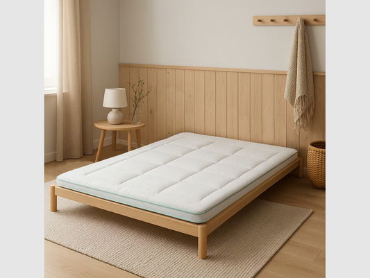 Surmatelas en bambou Zydante - 160 x 200 cm - Lavable - Respirant