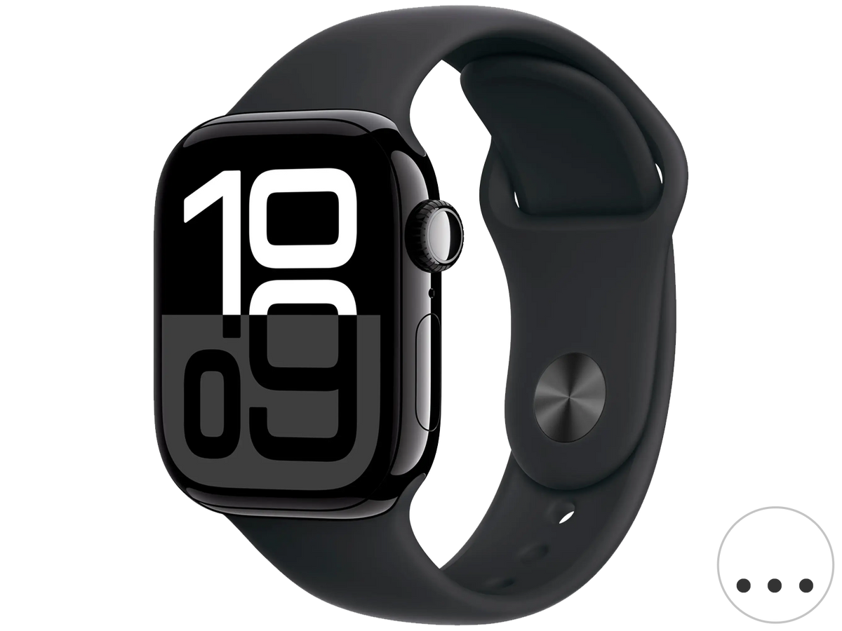 Apple Watch Series 10 42 mm - Aluminium noir diamant - Bracelet Sport noir